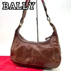 BALLY バリー トレインスポッティング レザー ショルダーバッグ ブラウン系のサムネイル