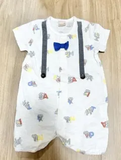 petit main ドレスオール　ゾウ　アルファベット