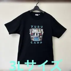 ゆるキャン△ Tシャツ ブラック 3L