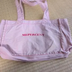 MEPERCENT ピンク トートバッグ
