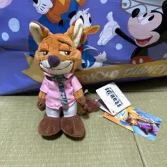 ニック ぬいぐるみ キーチェーン ズートピア10th ディズニーストア