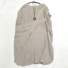 美品⁂センソユニコ⁂ロングワンピース ジャンスカ リネン100% フレア