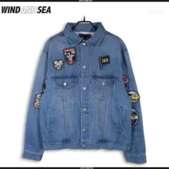 ★美品 即完売品 WIND AND SEA デニムジャケット XL★ 2025年最新】WIND AND SEA メンズ Gジャン・デニムジャケットの