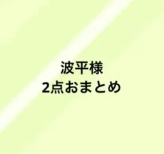 波平様 リクエスト 2点 まとめ商品