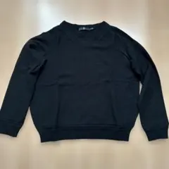 UNIQLO+J ブラック ニットセーター Vネック