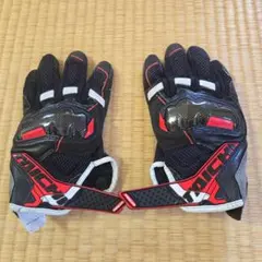RS TAICHI バイク用メッシュグローブ Lサイズ ブラック/レッドのサムネイル