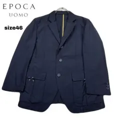 美品　EPoca ネイビー テーラードジャケット サイズ46のサムネイル