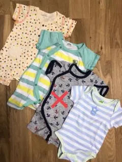 カバーオール ロンパース 70cm 3点セット 男の子