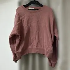 アーバンリサーチドアーズ　ピンク コットン100% トレーナー Mサイズ