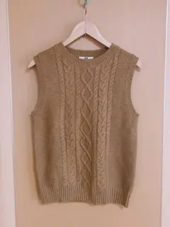 ユニクロ ニットベスト★美品‼️ L 即購入禁止