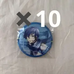 KAITO キラキラ缶バッジ カプ缶 ガチャガチャ10個セット
