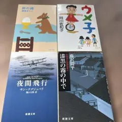 卵の緒/ウメ子/夜間飛行/漆黒の霧の中で　4冊セット