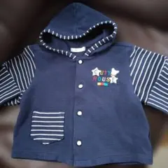 CUTY HOUSE フード付きトレーナー ネイビー80