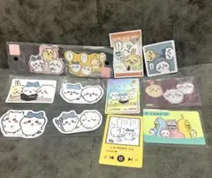 ④ちいかわハチワレうさぎ ステッカー＆カード等まとめ売り 12点セット