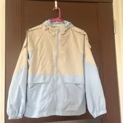 STANDALO フード付きジャケット 水色 ベージュ