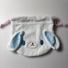 シュガーバニーズ ふわふわ巾着 2 あおみみうさ