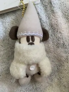 ディズニーリゾートクリスマス　2025 リルリンリン　ぬいぐるみチャーム　白