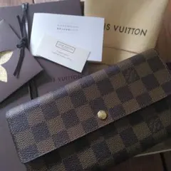 ＬＯＵＩＳ ＶＵＩＴＴＯＮ　ルイヴィトン　ポルトフォイユ サラ　ダミエ