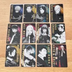 【未使用】呪術廻戦展　箔押しクリアカードコレクションセット