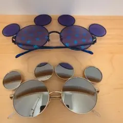 ディズニー ミッキー サングラス 2セット ペア