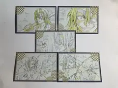 鬼滅の刃　お楽しみくじ　ポストカード　宇髄天元　5枚セット