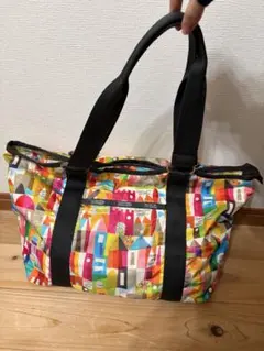 【限定LeSportsac × Disneyイッツアスモールワールド大容量トート