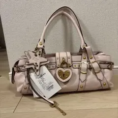 Darich ダーリッチ スタッズレザーベルトデザインマキシバッグ ピンク Darich ダーリッチ スタッズレザーベルトデザインマキシバッグ ピンク
