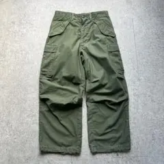 ~70s US ARMY M-65 米軍 ミリタリー カーゴパンツ ワイドパンツ