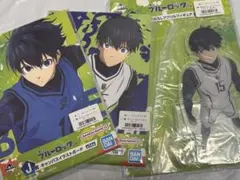 ブルーロック 一番くじ アクリルフィギュア イラストボード 潔世一
