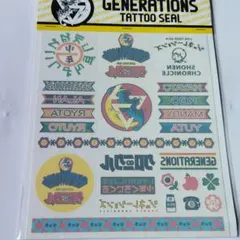 generations 少年クロニクル　タトゥーシール