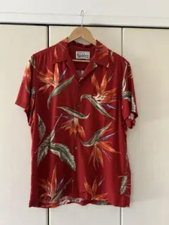 WACKO MARIA アロハシャツ ワコマリア　M 極楽鳥　花柄　フラワー柄のサムネイル