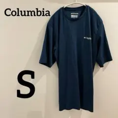 希少✨Columbia【S】 Tシャツ ダークブルー ネイビー 半袖 コロンビアのサムネイル