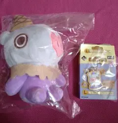 BTS　一番くじ　BT21　ぬいぐるみ&ラバーチャーム　MANG
