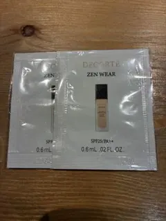 【2/16発売】コスメデコルテ ゼンウェアステイ N22 N26 サンプル