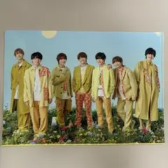 なにわ男子 クリアファイル 5点セット