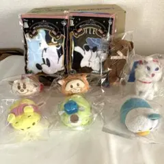 ミニツムツムテディベアと一番くじミッキーハンドタオルいろいろ