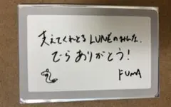 &TEAM アジツ 地域限定メッセージカード FUMA フウマ