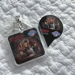 未開封 ストレンジャーシングス×ブルーシール コラボ キーホルダー