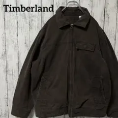 C2749 Timberland ワークジャケット ブラウン キルティング.