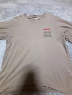NASA ベージュ Tシャツ 半袖