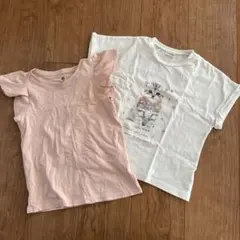 可愛い猫プリントTシャツ2枚セット