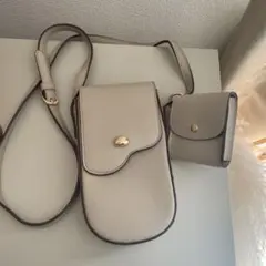 tal.by yumi. ベージュショルダーバッグ