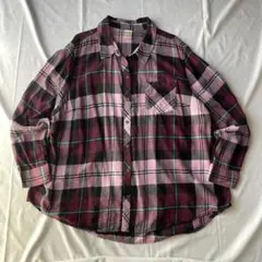 マ*.様 00s 平成 ネルシャツ フランネル チェック y2k 大人気 古着