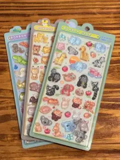（正規品）ワイルドガーデンシリーズ3種　ボンボンドロップシール
