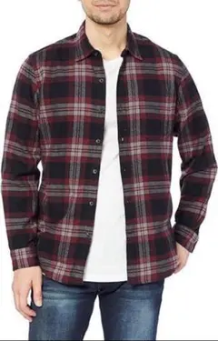 Amazon Essentials フランネルシャツ 長袖 M