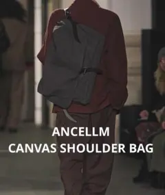 Ancellm 26aw CANVAS SHOULDER BAG - メルカリ