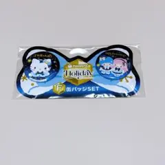 サンリオ happyくじ 缶バッジ キティ キキララ