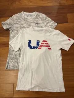 アンダーアーマー　ランニング　トレーニング用半袖Tシャツ　2枚セット