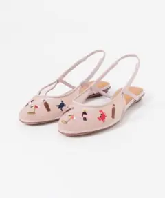 PIPPICHIC 刺繍フラットシューズ - メルカリ