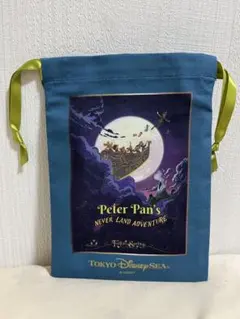 ディズニーシー 限定 ファンタジースプリングス ピーターパン巾着 ポーチ